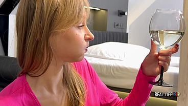 RLP 80: New Face Sandra Sugar First Piss Drinking.