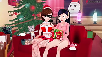 Helen Parr as Elastigirl suck the wrong santa | The Incredibles | Full Movie on PTRN or Sheer: Fantasyking3