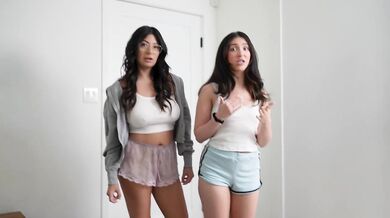 My stepsis wants my big dick now Camille Strella Jane Wilde threesome fun