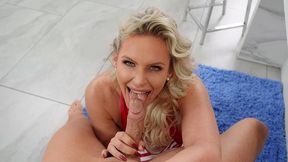 Naughty Milf Maid Phoenix Marie Gags on Her Boss' Thick Cock in HD!