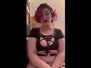 Big Titty Goth Domme Belittles Your Tiny Penis