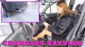 TANYA STUCK CRANKING REVVING DRIVING 4K (real video) FULL VIDEO 29 MIN