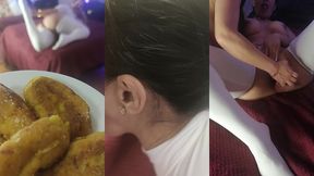 la potra aleja seduce al nuevo empleado de la hostal video lesbi con una amiguita detras de camaras