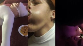 la potra aleja seduce al nuevo empleado de la hostal video lesbi con una amiguita detras de camaras
