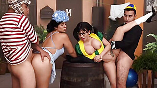 Big Dick Sexo Duro Vecindad Con Elizabeth Marquez Y Nicole Zurich