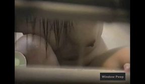 Window Peep Shower Head Masturbation