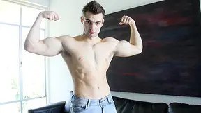 Horny Angel Scotty Lets Dude Stroke His Dick - Gay XXX