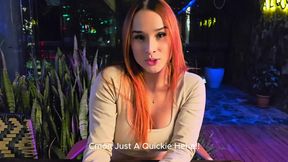 Colombian teen explores wild bathroom encounter with unknown guy in public restroom - Abella Olsen