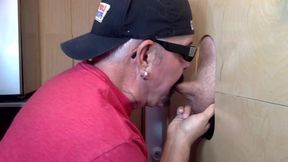 Cock Draining At The Gloryhole