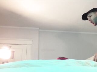 Pizza Dude Delivers Knob to Tranny