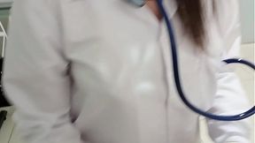 Doctor gives me a blowjob when I visit for a checkup.