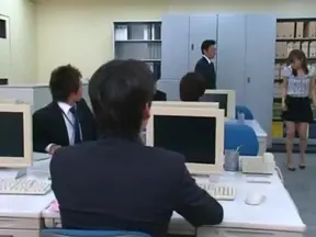 Mihiro Asian doll is the president?s secretary and enjoys sex