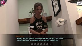 Burning Boundaries 5: Lara's After Shower Handjob on Mike, Stepdaughter Watches