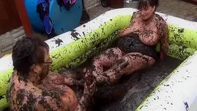 Kim & Honey Mud Wrestling Pt2 - TacAmateurs