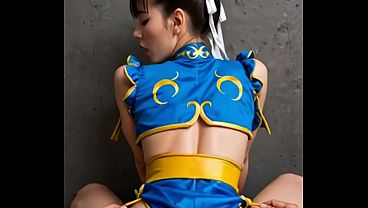 Chun-Li fucking and sucking a big cock - AI Porn