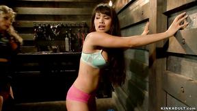 ”Asian in back arch bondage face rode”