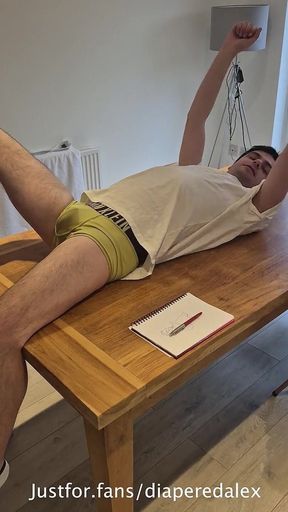 Wetting Myself on His Lap