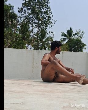 Hot Indian Male Nude Mayank Oily Masturbation