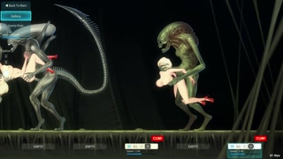 Triple penetration in the world of monsters and long cocks. female voice