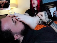 Footpunkz - Bratty Goth Lexie First Time Foot Smelling And