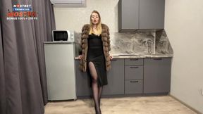 "I Want To Be With You After The Party"-Beautiful Stepmom Fuck In Heels In Tight Dress And tights