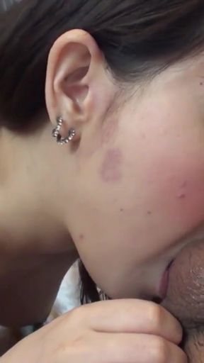 Epic moment from &quot;Hairy Asian blowjob with egg massage&quot;