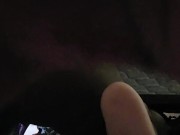 Lil anal toy play