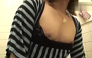 Japanese ladyboy in sex shop