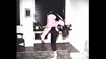 Robin &amp_ Cindy lift each other - 3