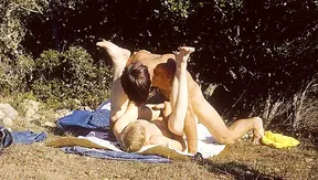 Retro Passion ~ Two Wild Dudes from the '70s Fucking Outdoors - Falcon Studio