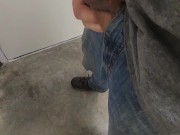 Busy I had to piss in the corner