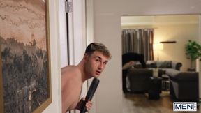 MEN - Michael Boston&#039;s Man Just Won&#039;t Fuck Him So Nate Grimes Offers Up His Big Dick For Both Of His Holes