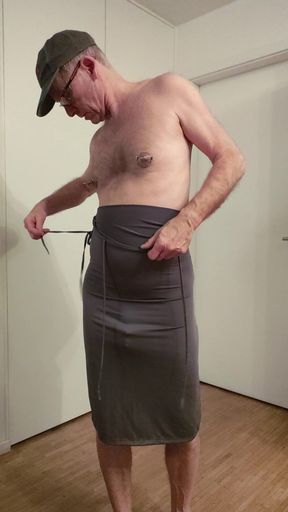 Sports shorts and evening dress