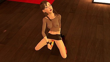 Lollipop in the ass.