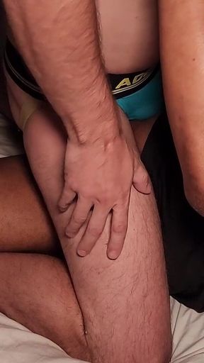 Submissive Straight Gets Turned Over by a Big Black Cock Dirty Amateur