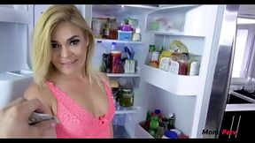 Blonde MILF step mom cheats with on husband