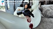 Latex CondomSuit Fucking Nun Orgasm