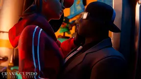 Ruby Ignites with Pleasure in Hot 3D Fortnite Passion Under Fire