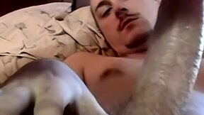 Rock hard unshaved prick amateur gets sexy passionate blowjob