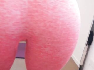 Cum in my yoga panties, cream on my pants. WHAT WILL THE TRAINER SAY?