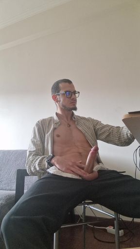 Nerdy Guy with Big Dick