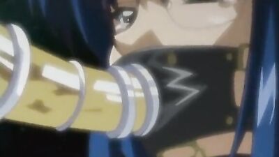 Kinky anime babes tied up for bondage play and fucked hard