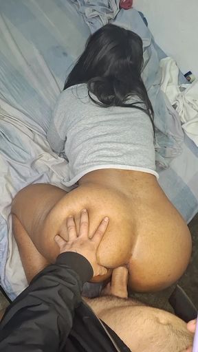 As a Doggy Style, My Cock Enters My Ass More Deliciously