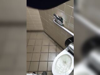 Caught Restroom Sloppy Seconds Confession at Hotel