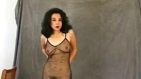 Horny Hairy Babe Slowly Inserts Dildo Into Her Craving Pussy