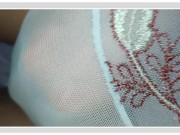 Jugando un ratito con mi coñito😳 (Braguitas transparentes)