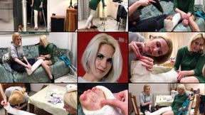 Amydouxxx the Cure For Cold Toes with Foot Play (in HD 1920X1080)