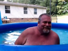 Naked Pool Dad