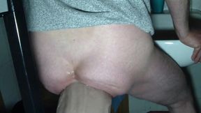 Goliath's Stretching Session: Amateur Anal Adventure