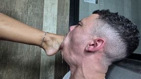 SWALLOW MY WHOLE FOOT YOU STUPID SLAVE - BY LOUISE JONES - CLIP 2